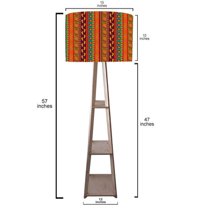 Standing Tripod Lamp  -   Indian Footprint Nutcase