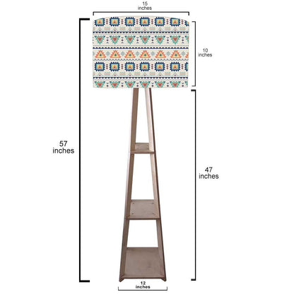 Wooden Tripod Floor Lamp for Living Room - Aztec Nutcase