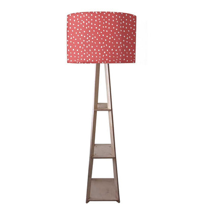 Pink Wooden Tripod Lamp for Living Room Nutcase