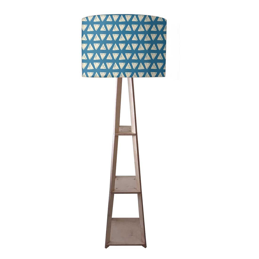 Standing Lamps For Living Room  -   Blue Pattern Nutcase