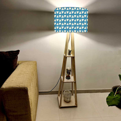 Standing Lamps For Living Room  -   Blue Pattern Nutcase