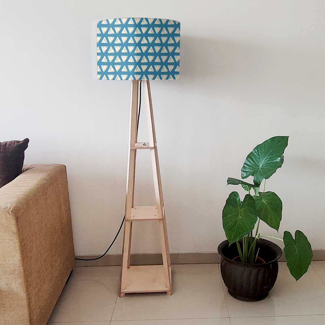 Standing Lamps For Living Room  -   Blue Pattern Nutcase