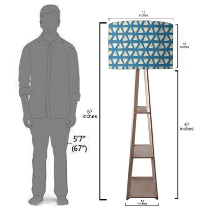 Standing Lamps For Living Room  -   Blue Pattern Nutcase