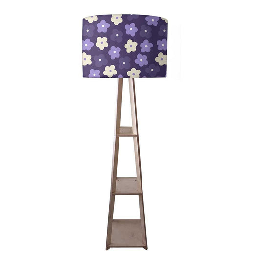 Modern Floor Lamps  -   Purple Flowers Nutcase