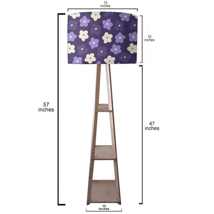 Modern Floor Lamps  -   Purple Flowers Nutcase