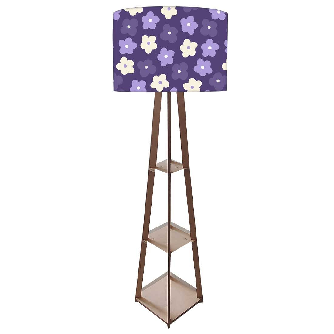Modern Floor Lamps  -   Purple Flowers Nutcase