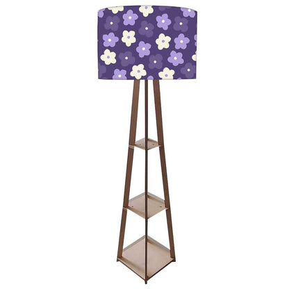 Modern Floor Lamps  -   Purple Flowers Nutcase