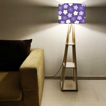 Modern Floor Lamps  -   Purple Flowers Nutcase