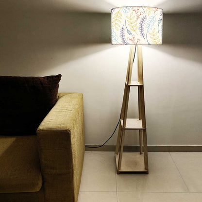 Standing Wooden Tripod Light  -   Twigs Nutcase