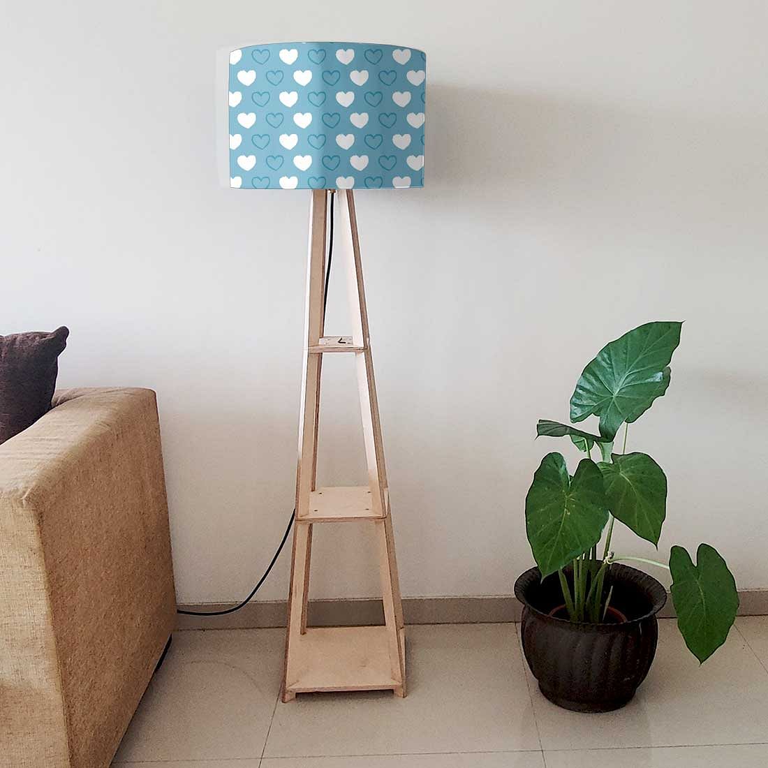 Standing Lamps For Living Room  -   Blue Hearts Nutcase