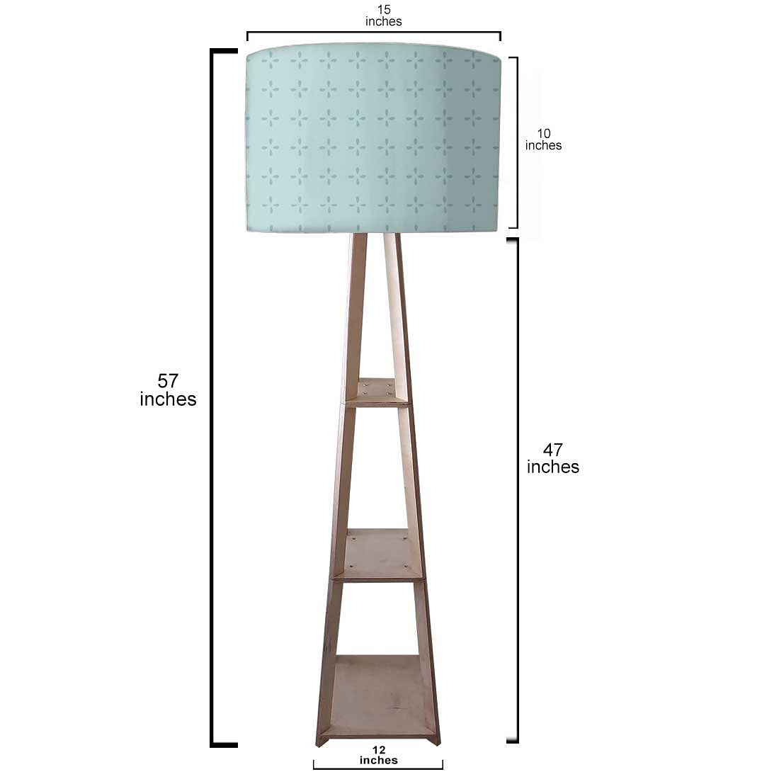 Floor Lamps For Bedroom  -   Grey Designer Pattern Nutcase