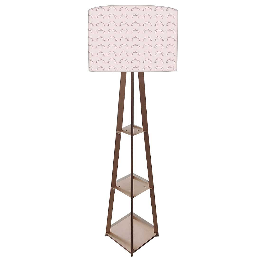 Small Wooden Floor Lamp  -   Pattern Nutcase