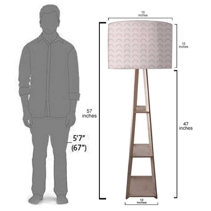 Small Wooden Floor Lamp  -   Pattern Nutcase