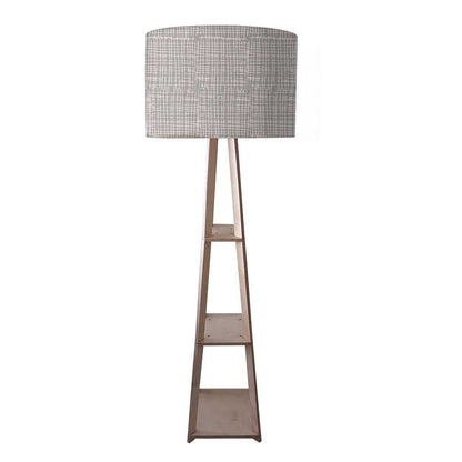 Wooden Floor Lamp  -   Grey Nutcase