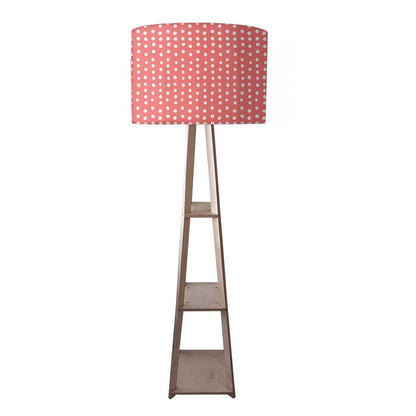 Floor Lamp with Shelves  -   White Dots Nutcase