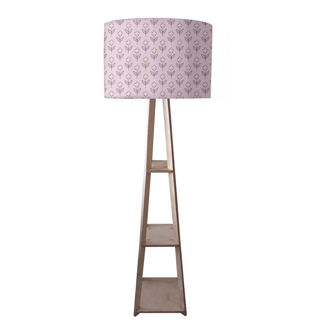 Modern Floor Lamps  -   Flower Buds Purple Nutcase
