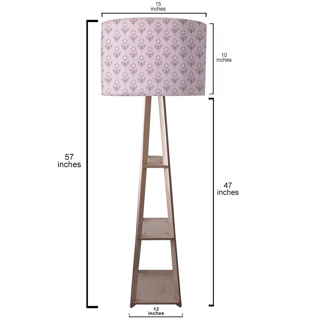 Modern Floor Lamps  -   Flower Buds Purple Nutcase