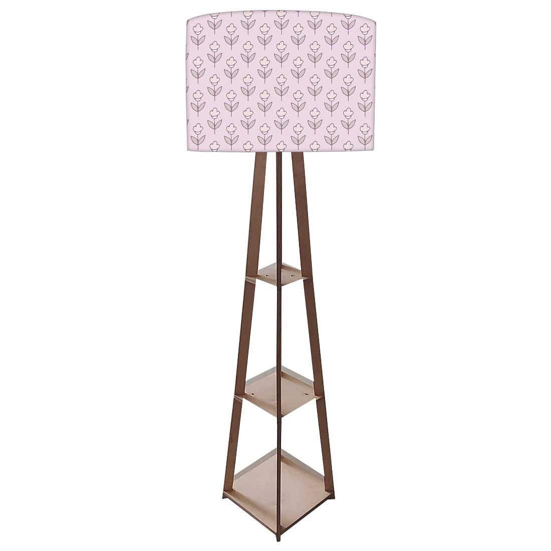 Modern Floor Lamps  -   Flower Buds Purple Nutcase