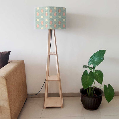 Small Wooden Floor Lamp  -   Cute Bugs Nutcase