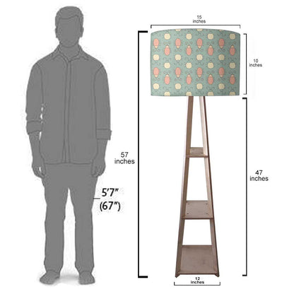 Small Wooden Floor Lamp  -   Cute Bugs Nutcase