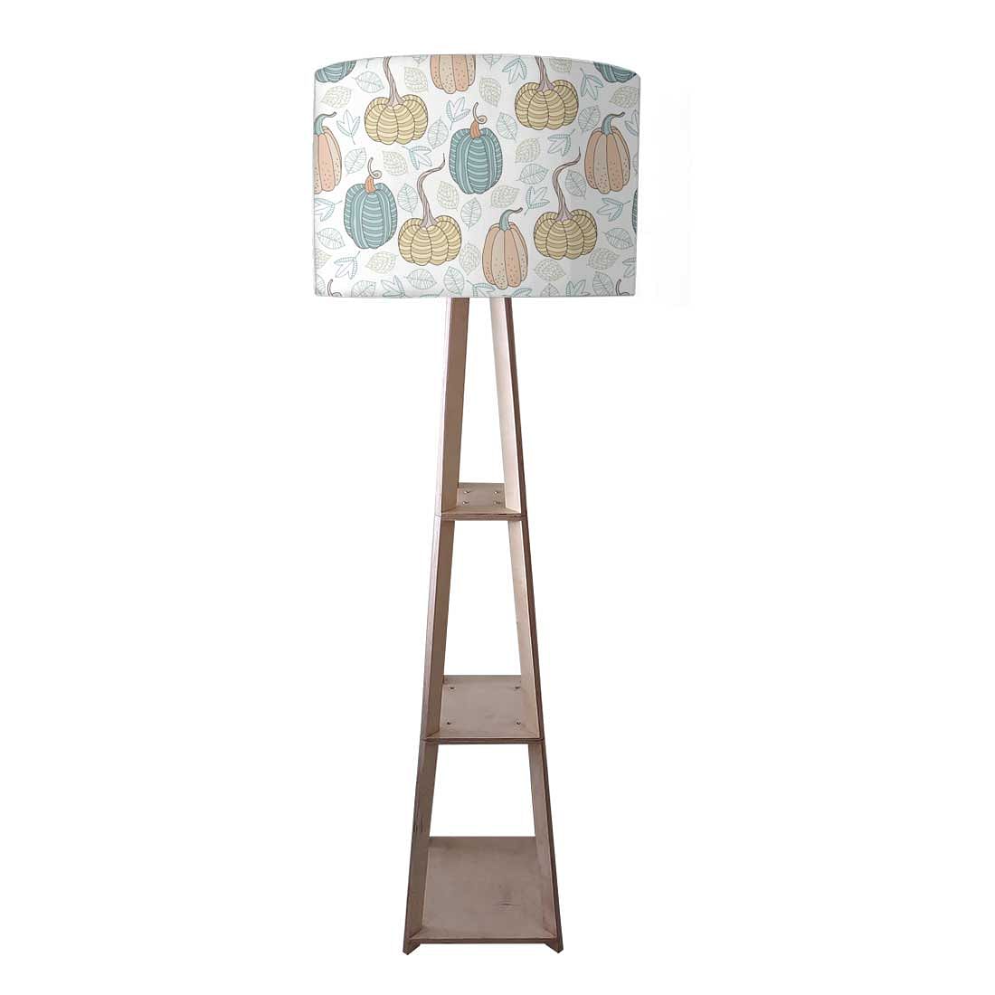 Wooden Floor Lamp  -   Pumpkin Garden Nutcase