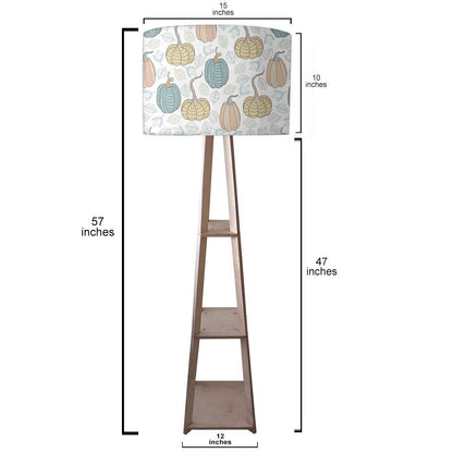 Wooden Floor Lamp  -   Pumpkin Garden Nutcase
