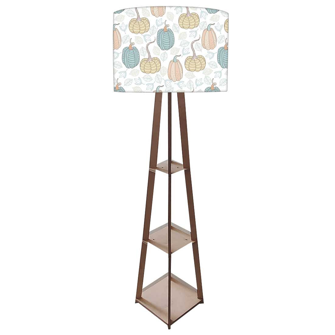 Wooden Floor Lamp  -   Pumpkin Garden Nutcase