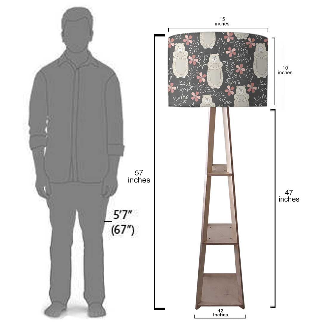 Tripod Floor Lamp  -   Bunny Nutcase