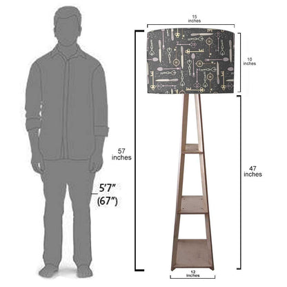 Modern Floor Lamps  -   Classic Keys Nutcase