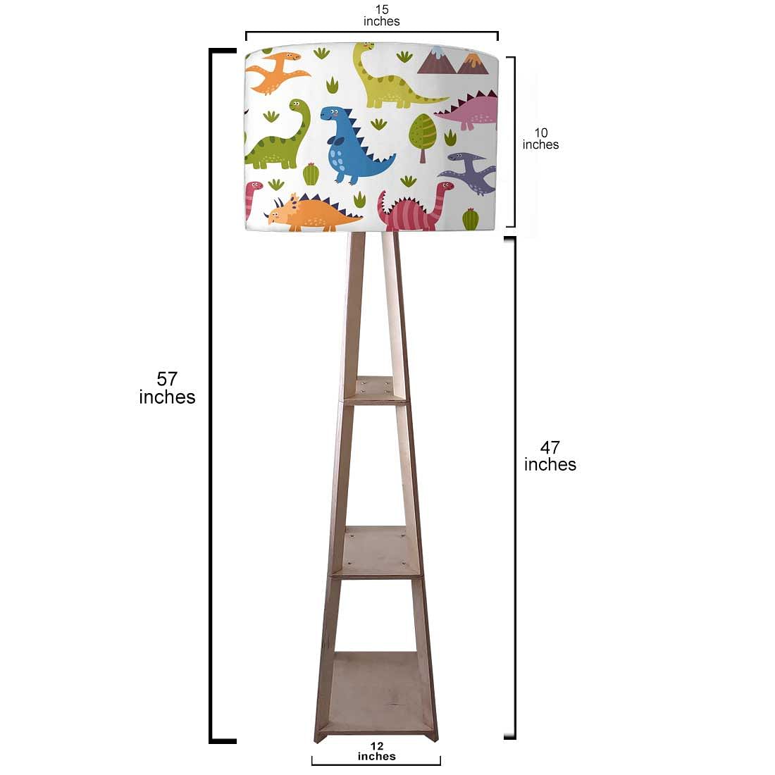 Child Bedroom Floor Standing Lamps Light - Cute Dinosaur Nutcase