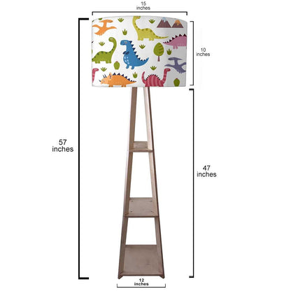 Child Bedroom Floor Standing Lamps Light - Cute Dinosaur Nutcase