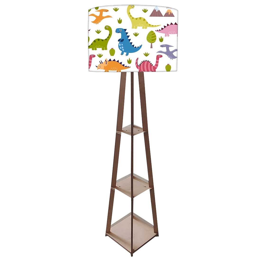 Child Bedroom Floor Standing Lamps Light - Cute Dinosaur Nutcase