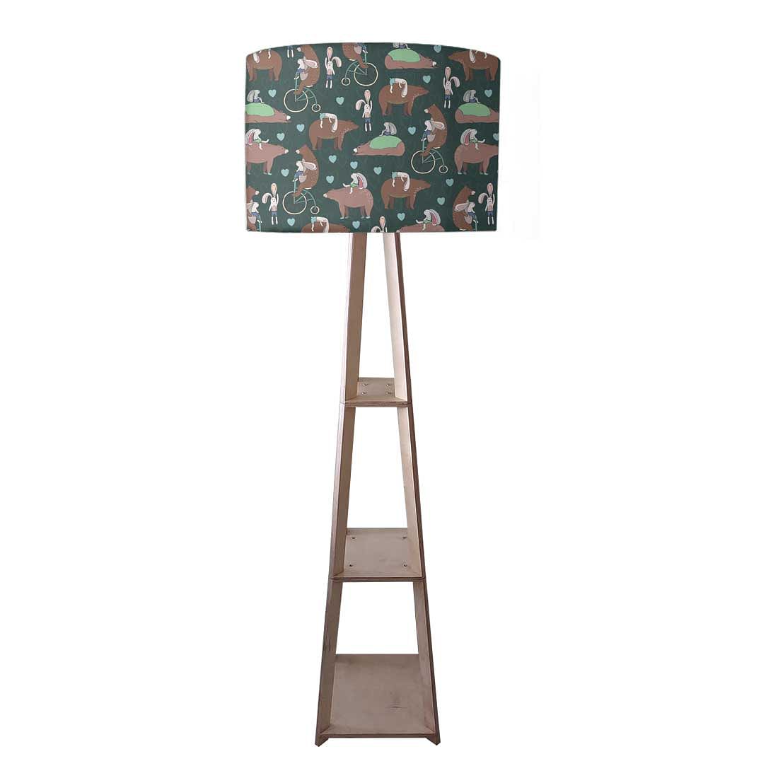 Large Wooden Floor Lamp  -   Bear Nutcase