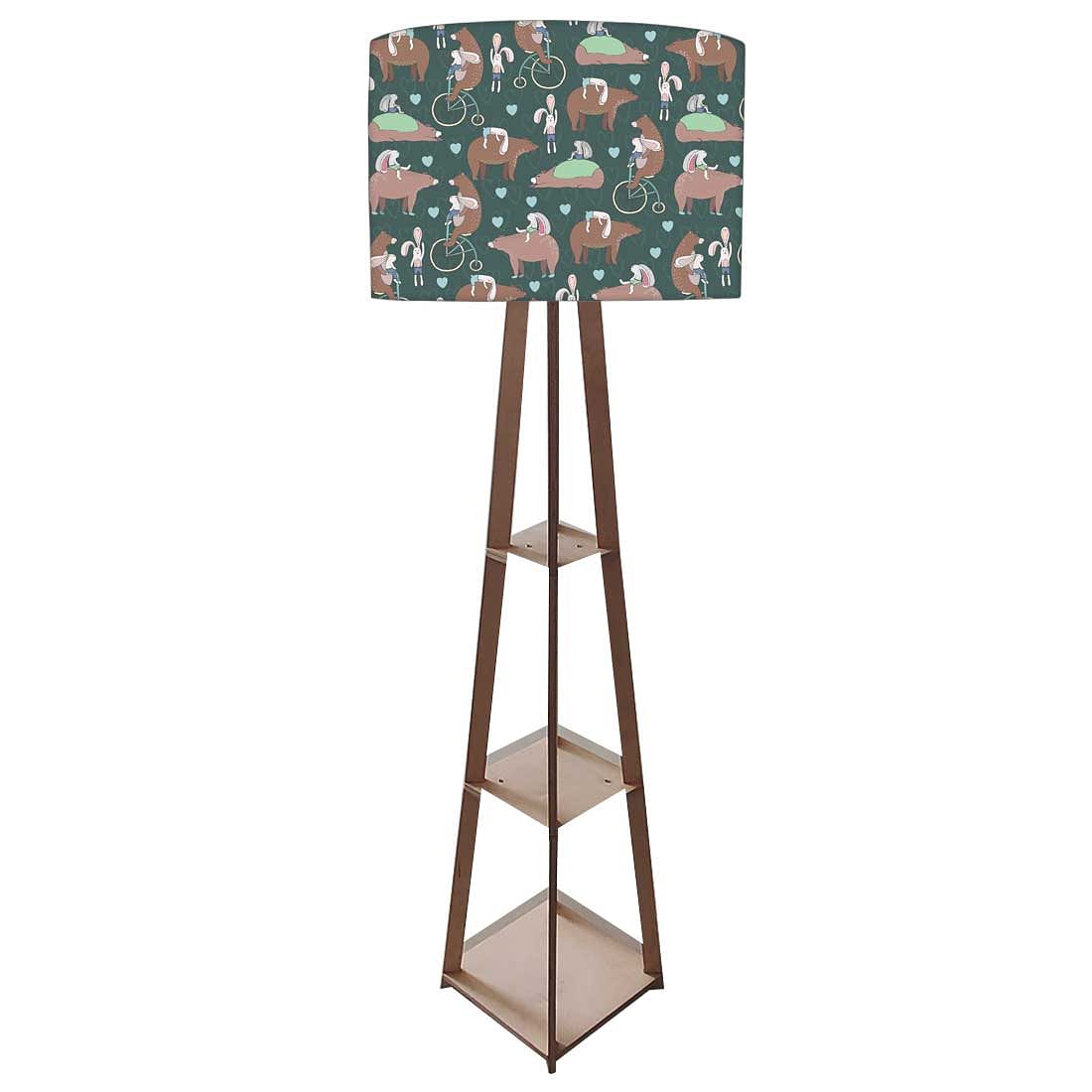 Large Wooden Floor Lamp  -   Bear Nutcase
