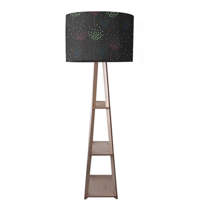 Floor Lamps for Living Room  -   Leaves On Black Nutcase