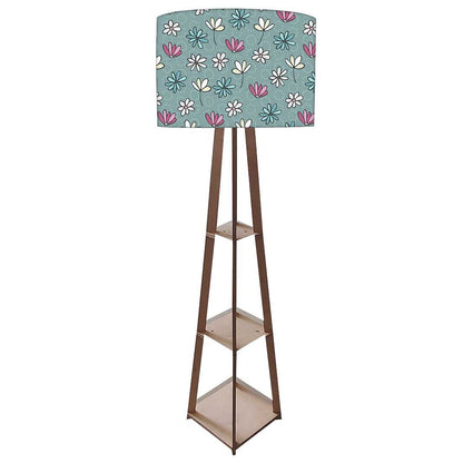 Floor Lamp with Shelves  -   Sweet Flowers Nutcase