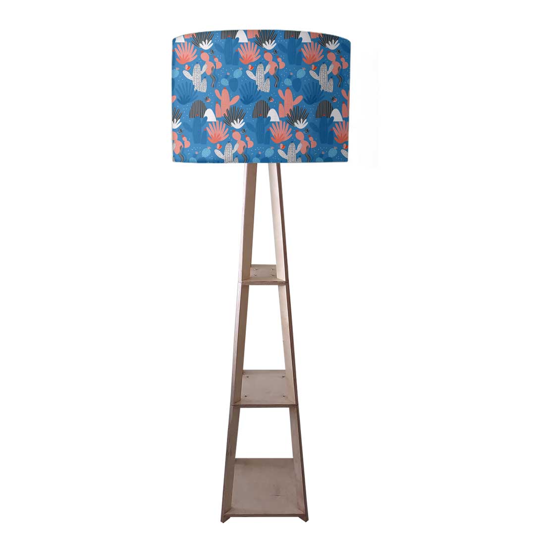 Shelf Tripod Floor Lamp  -  Night Cactus Nutcase