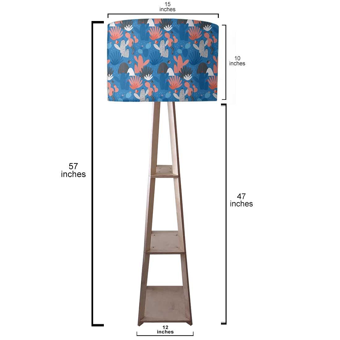 Shelf Tripod Floor Lamp  -  Night Cactus Nutcase