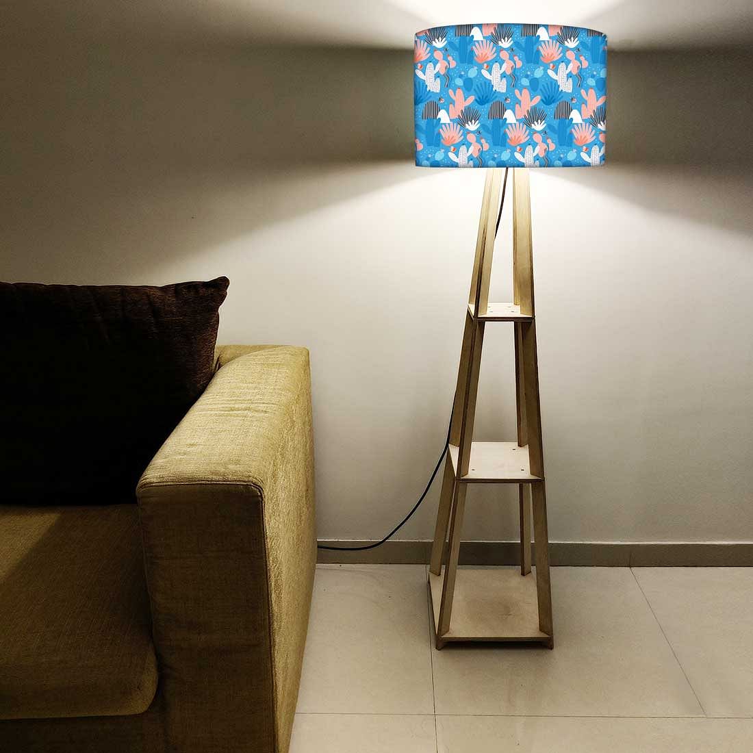 Shelf Tripod Floor Lamp  -  Night Cactus Nutcase