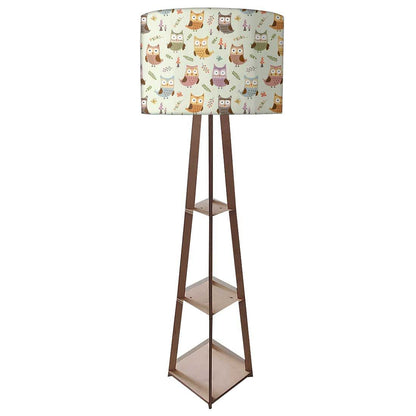 Standing Lamps For Living Room  -   Cute Owl Nutcase