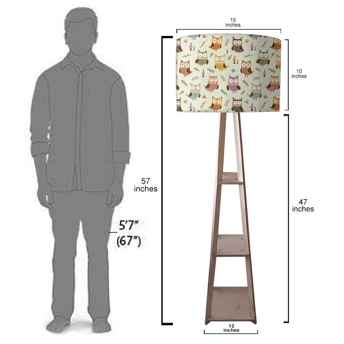 Standing Lamps For Living Room  -   Cute Owl Nutcase