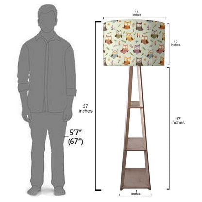 Standing Lamps For Living Room  -   Cute Owl Nutcase