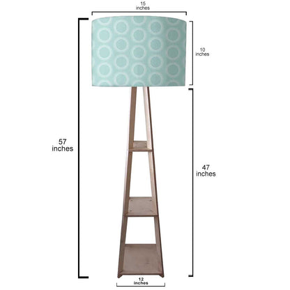 Floor Lamps for Living Room  -   Green Pattern Circle Nutcase