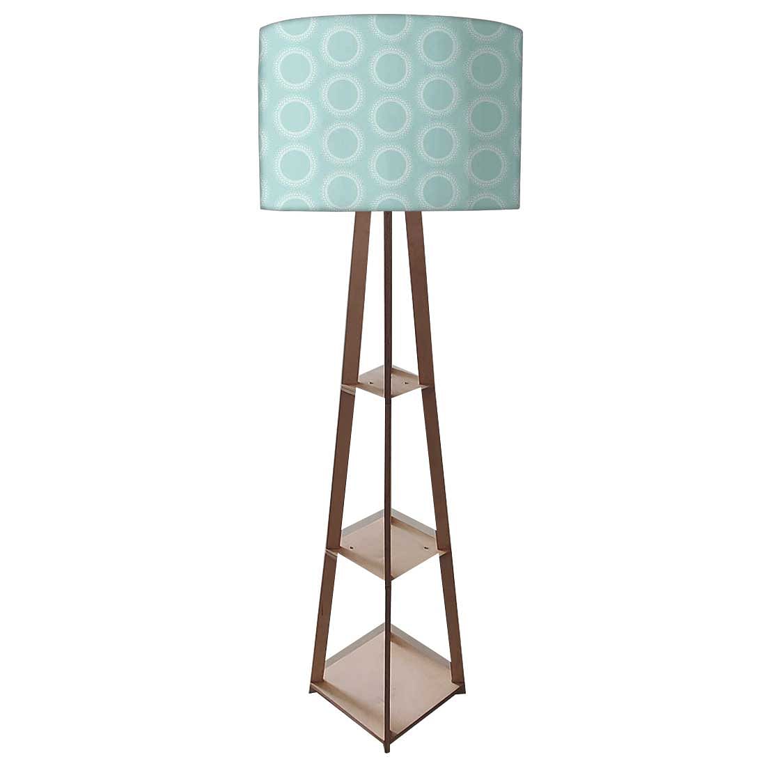 Floor Lamps for Living Room  -   Green Pattern Circle Nutcase
