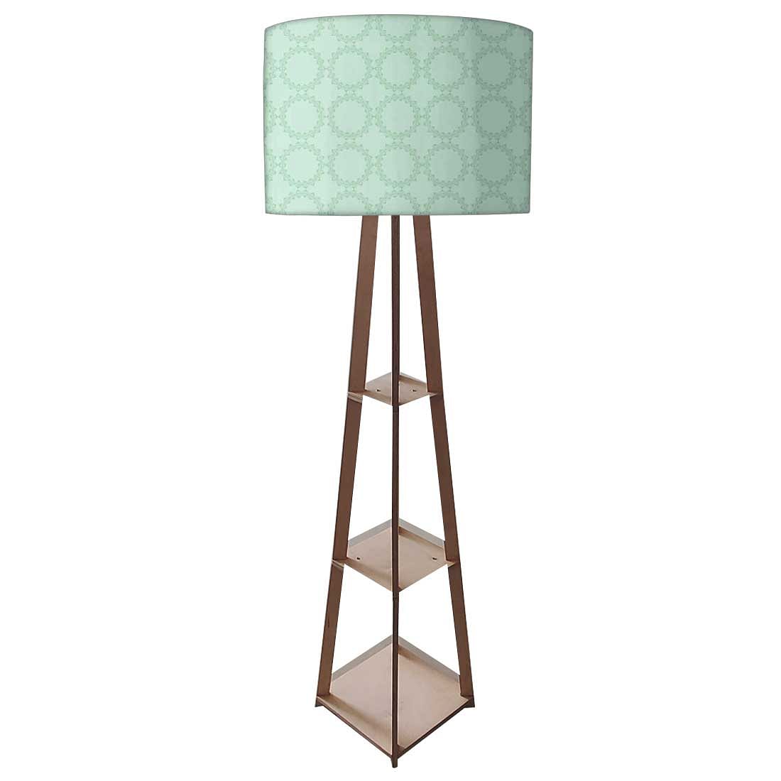 Floor Lamp with Shelves  -   Pattern Circle Nutcase