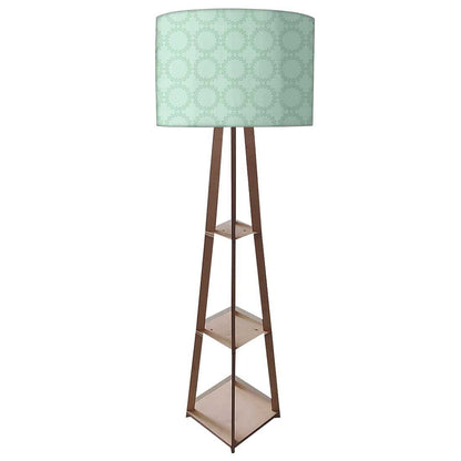 Floor Lamp with Shelves  -   Pattern Circle Nutcase