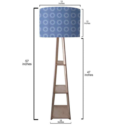 Modern Floor Lamps  -   Beautiful Blue Pattern Nutcase