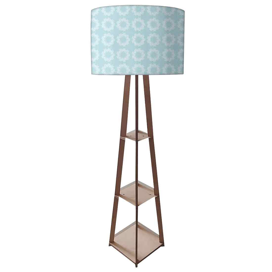 Standing Wooden Tripod Light  -   Pattern Design Nutcase