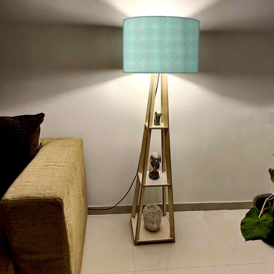 Standing Lamps For Living Room  -   Green Flower Nutcase