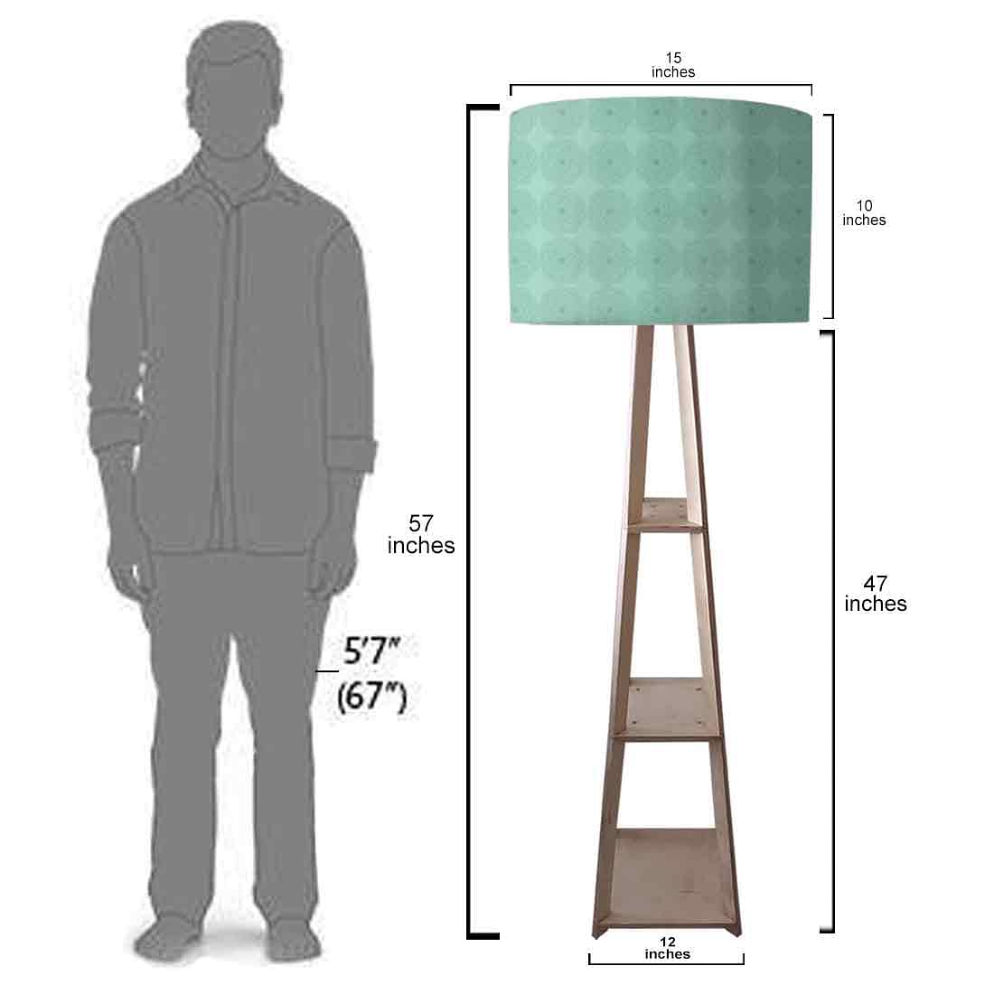 Standing Lamps For Living Room  -   Green Flower Nutcase